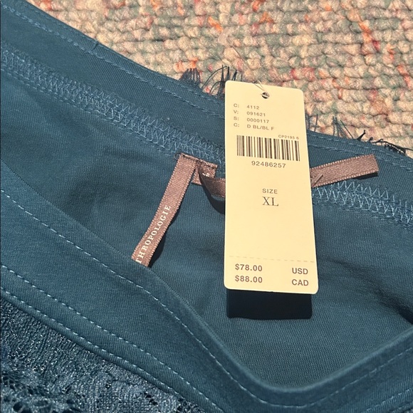 NWT Anthropologie One-Shoulder Puff Sleeve Top XL cotton - Picture 6 of 13